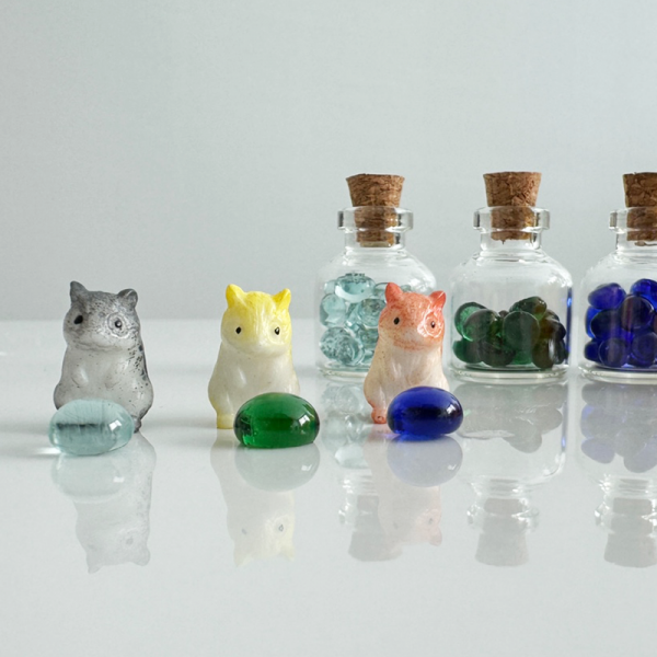 펫스톤1004 메모리얼스톤 그린 코발트블루 락크리스탈수정